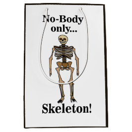 Bolsa De Regalo Mediana Skeleton No-Body Funny