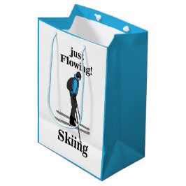 Bolsa De Regalo Mediana Skiing Just Flowing Skier