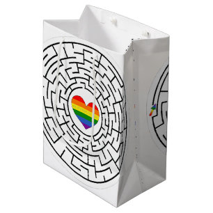 Bolsa De Regalo Mediana SlipperyJoe el labyri labyri del rompecabezas de l