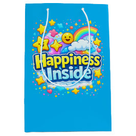 Bolsa De Regalo Mediana Smile, Happiness is Inside