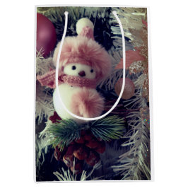 Bolsa De Regalo Mediana Snowman Christmas Gift Bag