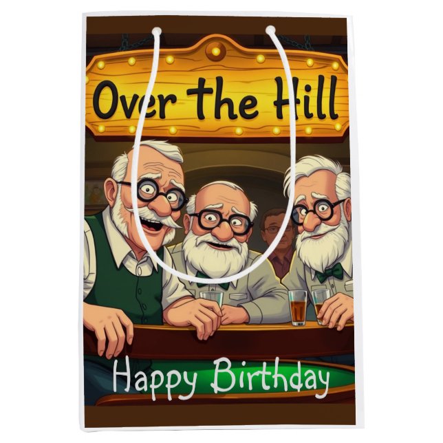 Bolsa De Regalo Mediana Sobre el Hill Club (Anverso)