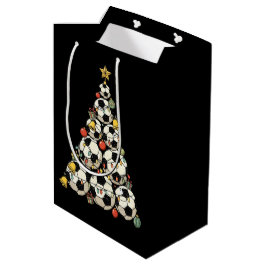 Bolsa De Regalo Mediana Soccer Christmas Tree