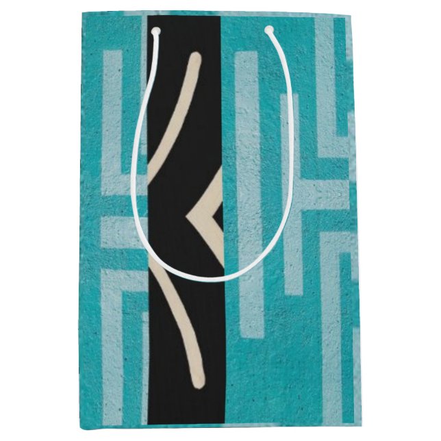 Bolsa De Regalo Mediana Sofisticada isla caribeña africana de lujo (Anverso)