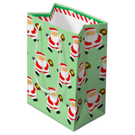 Bolsa De Regalo Mediana Softball Christmas Holiday Medium Gift Bag