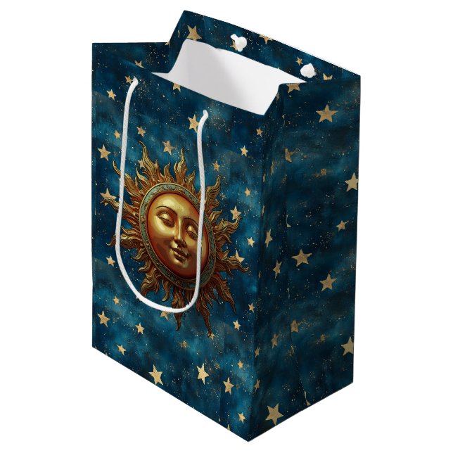 Bolsa De Regalo Mediana Sol Celestial (Angulo Anverso)