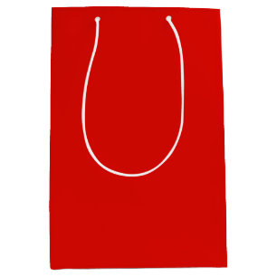 Bolsa De Regalo Mediana Sólido rojo holgado
