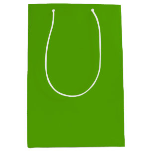 Bolsa De Regalo Mediana Sólido verde jolly