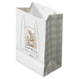 Bolsa De Regalo Mediana Somebunny Special Wildflowers Spring Baby Shower
