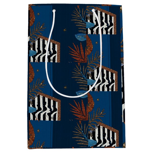 Bolsa De Regalo Mediana Sophisticated Luxury African Asian Caribbean  (Anverso)