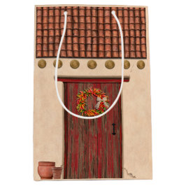 Bolsa De Regalo Mediana Southwest Adobe and Terracotta Tile House Design
