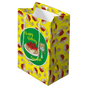 Bolsa De Regalo Mediana Spaghetti Kids Birthday Fiesta