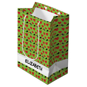 Bolsa De Regalo Mediana Spaghetti Meatball Romantic Date Añadir su nombr