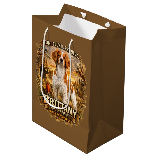 Bolsa De Regalo Mediana Spaniel bretón (Angulo Anverso)