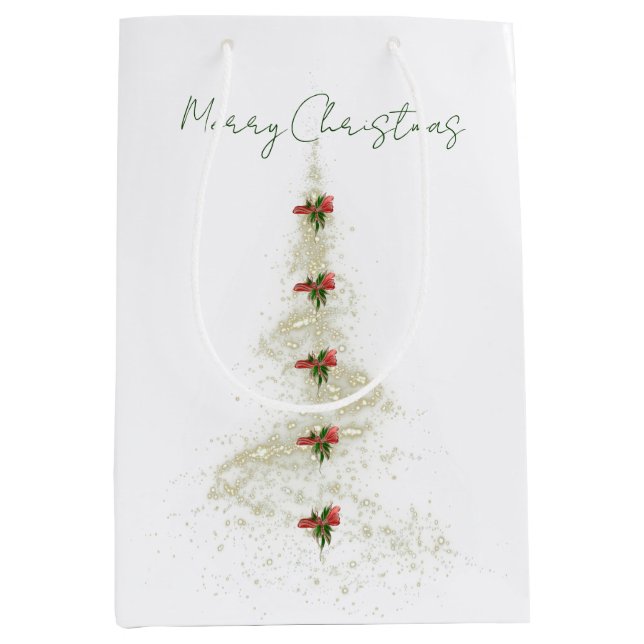 Bolsa De Regalo Mediana Sparkling Christmas Tree gift bag (Anverso)