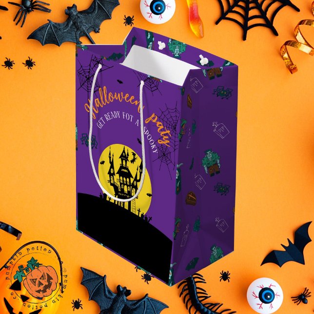 Bolsa De Regalo Mediana 🎃 Spooky Halloween Gift 🛍 (Gift bag
)