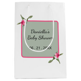 Bolsa De Regalo Mediana Spray floral personalizado