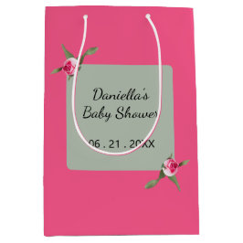 Bolsa De Regalo Mediana Spray floral personalizado