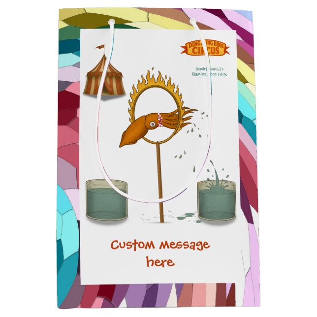 Bolsa De Regalo Mediana Squirty squid (Anverso)