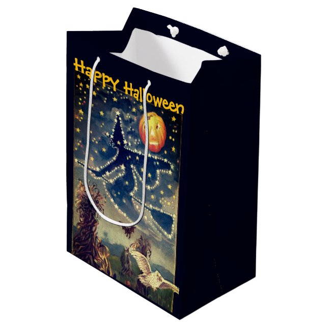 Bolsa De Regalo Mediana Starry Witch (Angulo Anverso)