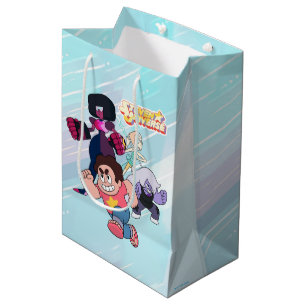 Bolsa De Regalo Mediana Steven Universe Acción del Grupo Crystal Gem