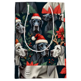 Bolsa De Regalo Mediana Stunning Great Dane Christmas Gift Bag