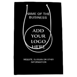 Bolsa De Regalo Mediana Su Empresa de Logotipos Compañía Corporativa Profe