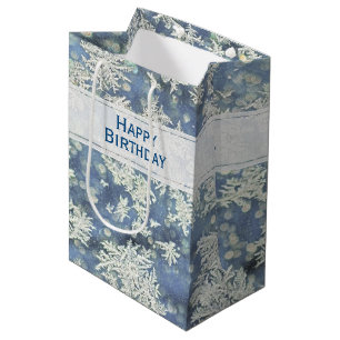 Bolsa De Regalo Mediana Su mensaje: Foto Resumen congelado - Bokeh