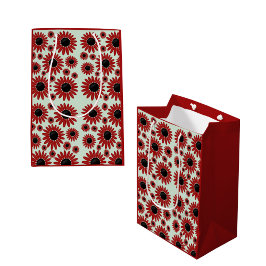 Bolsa De Regalo Mediana Suaves flores de terciopelo Express