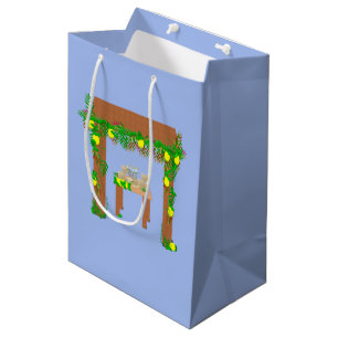 Bolsa De Regalo Mediana Sukkot feliz