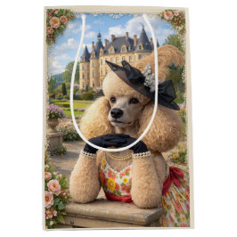 Bolsa De Regalo Mediana  Summer Is In The Air, Poodle 