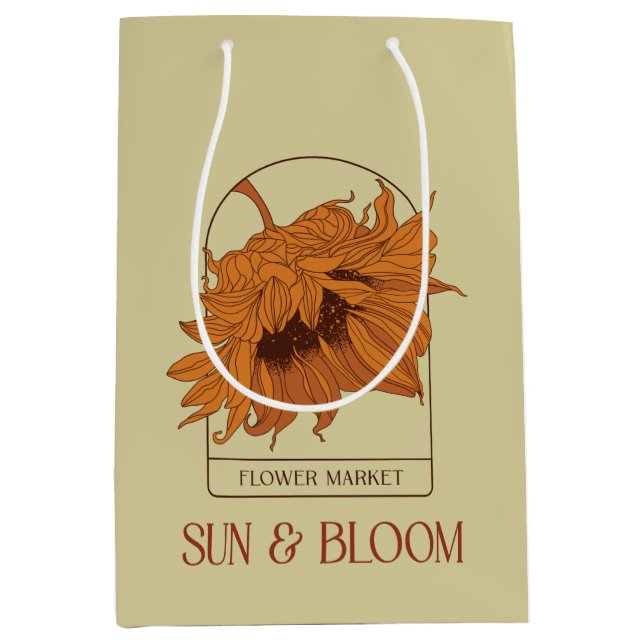 Bolsa De Regalo Mediana Sun y Bloom (Anverso)