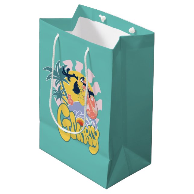Bolsa De Regalo Mediana Surf DAFFY DUCK™ - Gnarly (Angulo Anverso)