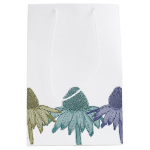 Bolsa De Regalo Mediana Susan Flowers de ojos negros