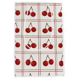 Bolsa De Regalo Mediana 🎁 Sweet Cherry Holiday Gift Wrap Collection