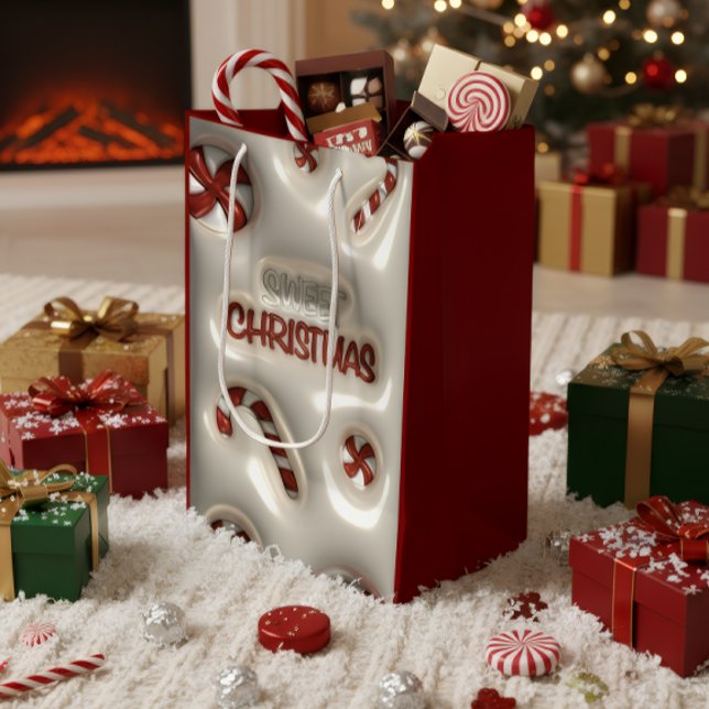 Bolsa De Regalo Mediana Sweet Christmas Holiday Gift Bag (Subido por el creador)