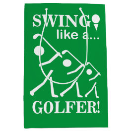 Bolsa De Regalo Mediana Swing Like A Golfer Golf