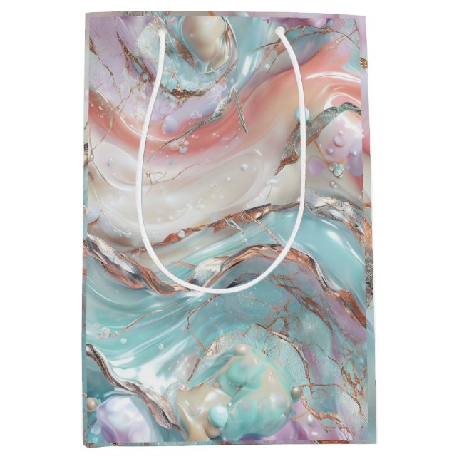 Bolsa De Regalo Mediana Swirl Chillada (Anverso)