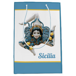 Bolsa De Regalo Mediana Symbol of Sicily Trinacria Medusa Sicilian