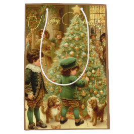 Bolsa De Regalo Mediana Tarjeta de vacaciones plegada