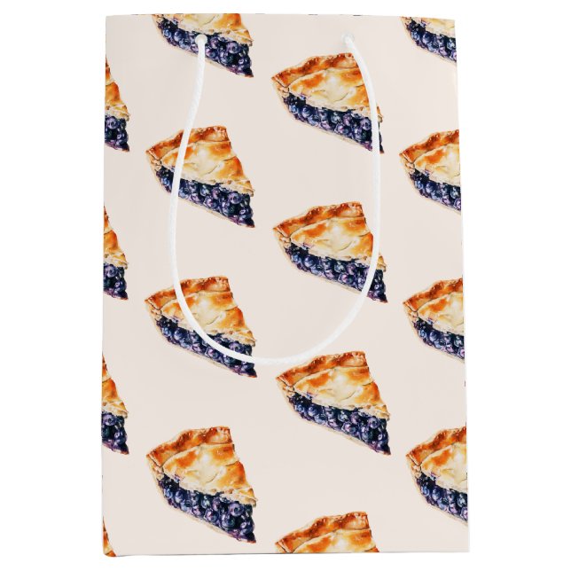 Bolsa De Regalo Mediana Tarta de Arándanos (Anverso)