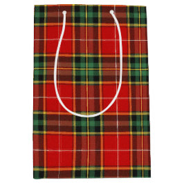 Bolsa De Regalo Mediana Tartan Brillante Festivo