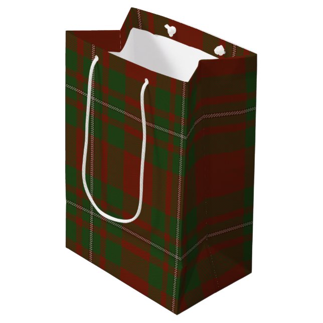 Bolsa De Regalo Mediana Tartán de MacGregor (Angulo Anverso)