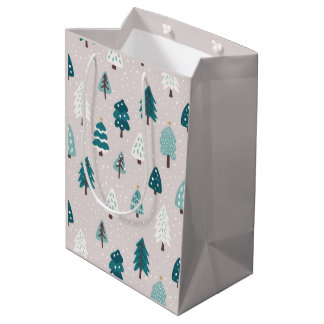 Bolsa De Regalo Mediana Taza del árbol de Navidad escandinavo lindo