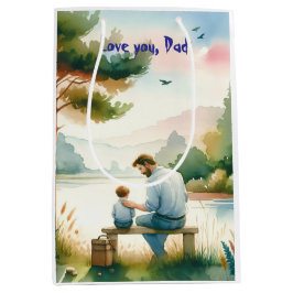 Bolsa De Regalo Mediana Te quiero, papá