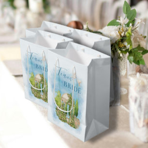Bolsa De Regalo Mediana Team Bride Elegant Gazebo palomas Flores