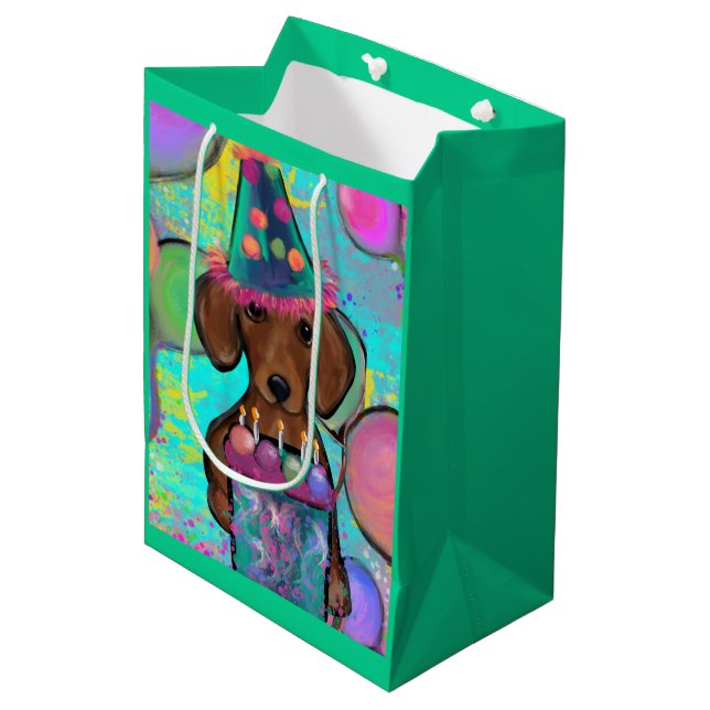Bolsa De Regalo Mediana Teckel     (Angulo Anverso)