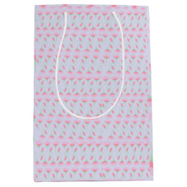 Bolsa De Regalo Mediana Tela de patrón floral