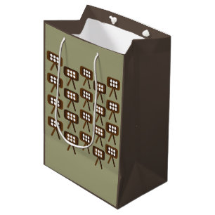 Bolsa De Regalo Mediana Televisión Moderna De Mediados Del Siglo