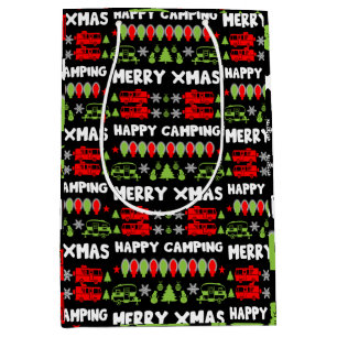 Bolsa De Regalo Mediana Temporada feliz de Navidades de Caravana
